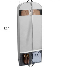 Eco Friendly Fabric Customize Luxury Coat Cloth Suit Cover Dress Garment Bags With Zipper